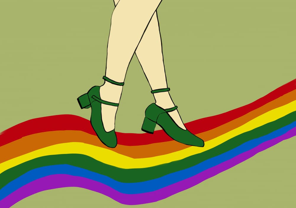 Rainbow Steps by Sharyn Bursic — canvas wall art