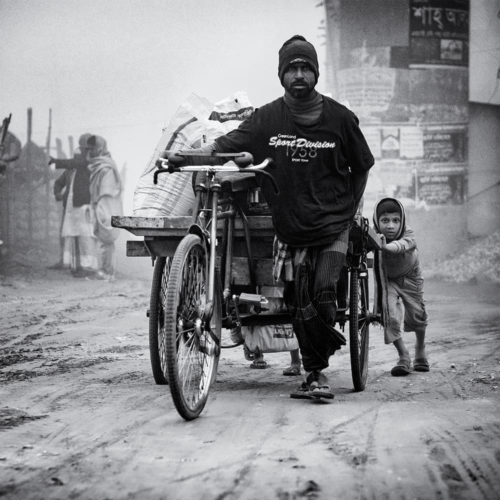 The morning's way to work by Marcel Rebro — canvas wall art