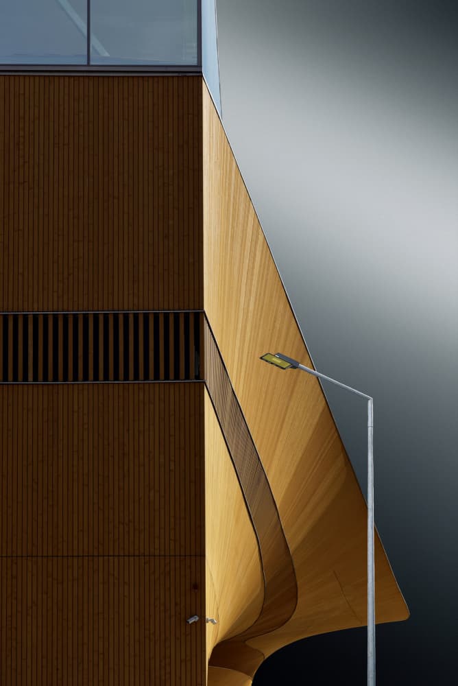 Modern Wood Architecture by Jorge Pimenta — canvas wall art