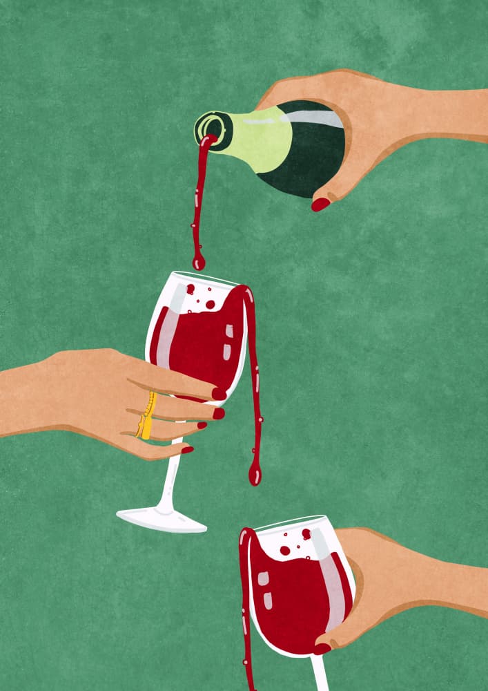 Cheers Girls by Raissa Oltmanns — canvas wall art
