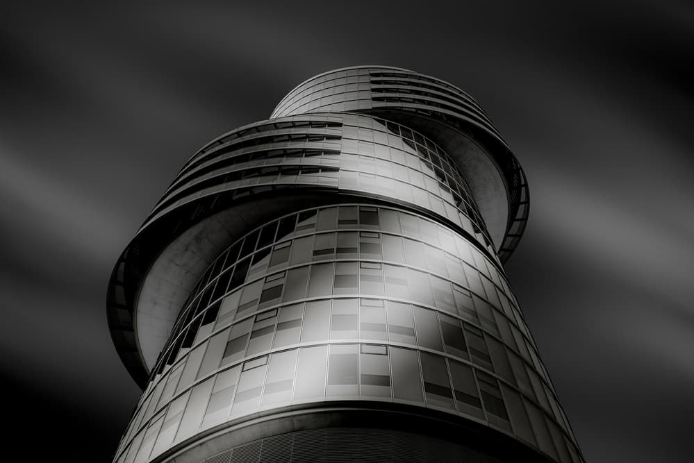 Twisted Modern Skyscraper by Adam Pachula — canvas wall art