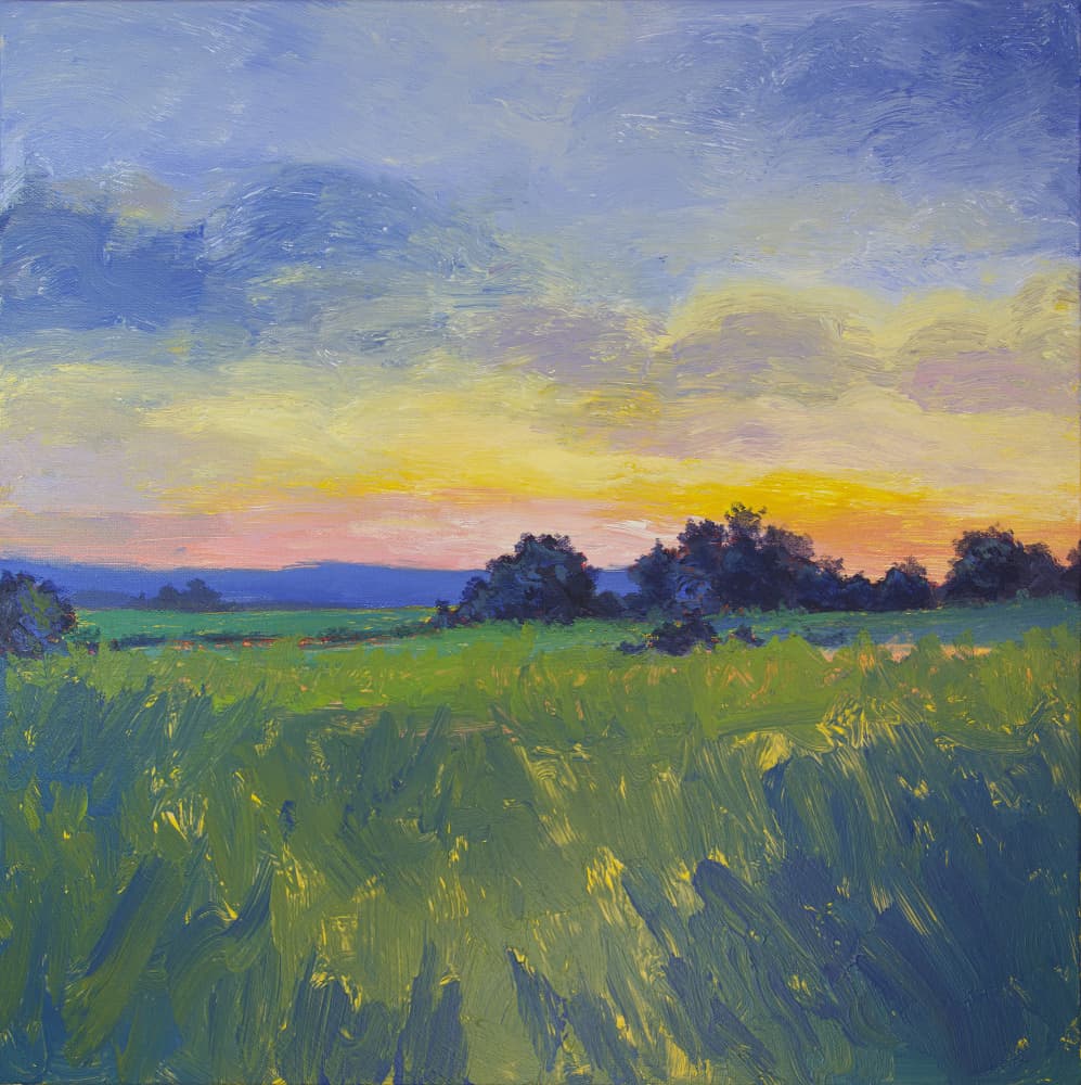 Vibrant Field Sunset by Matt Dominger — canvas wall art