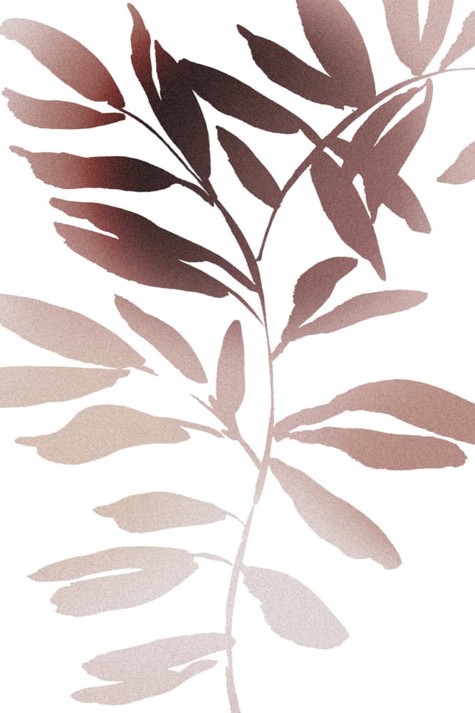 Earthy Toned Leaves by uplusmestudio — canvas wall art