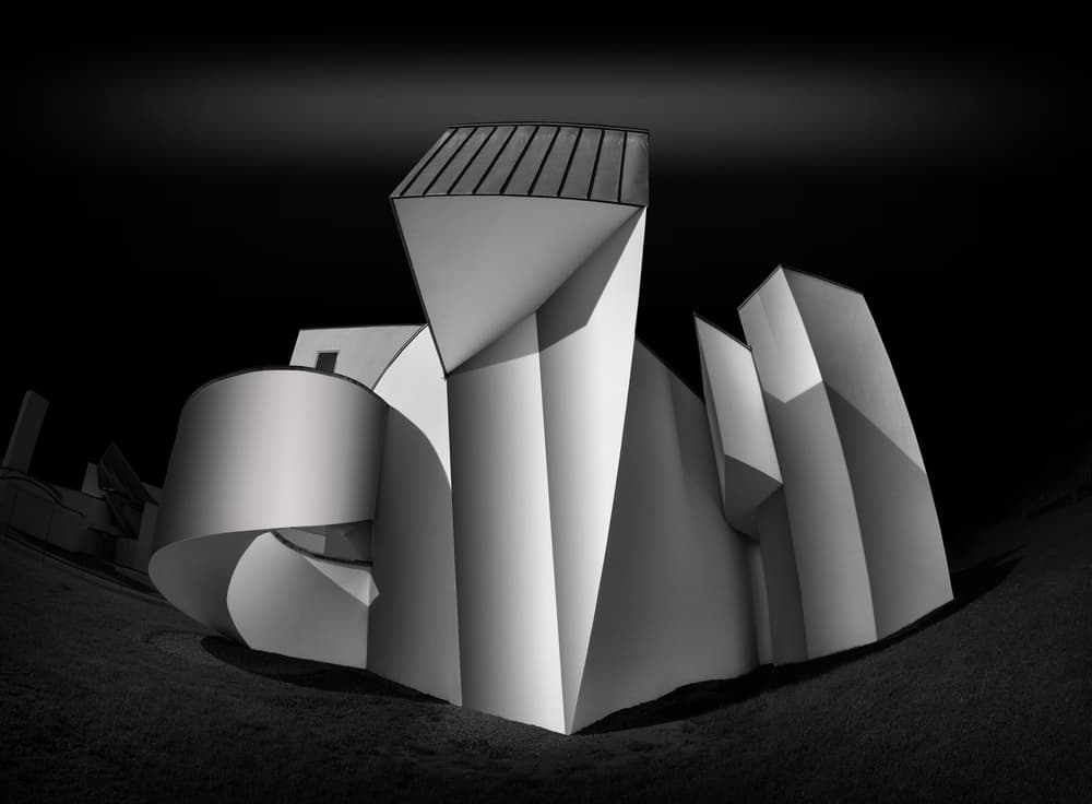 Modern Abstract Architecture by Wolfgang Mothes — canvas wall art