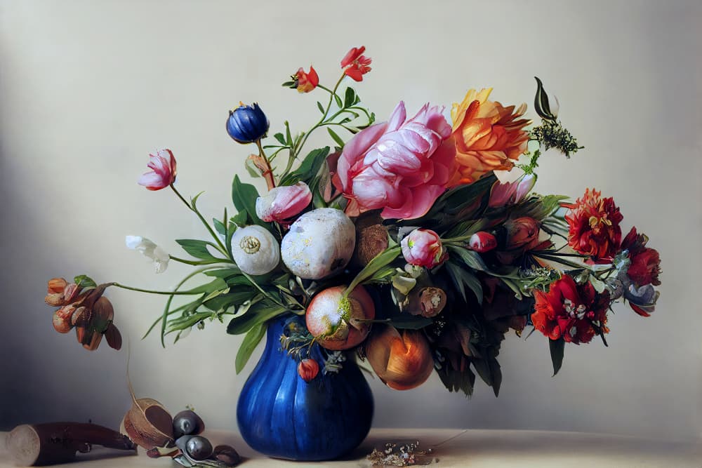Blooming Symphony by Treechild — canvas wall art
