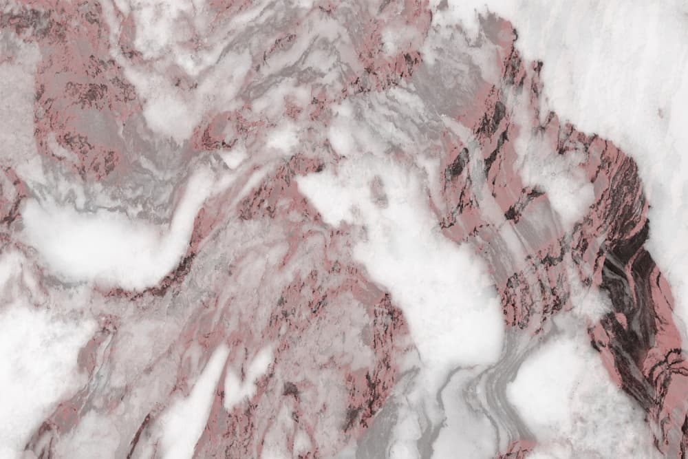 Swirling Rose Marble by amini54 — canvas wall art