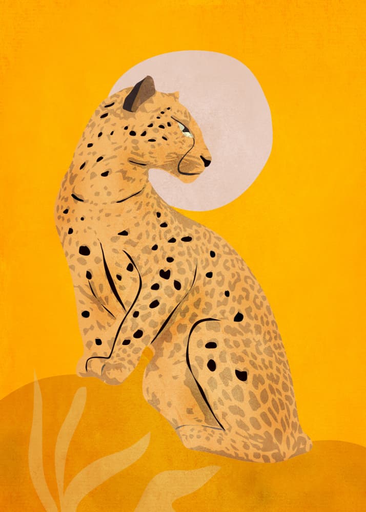 Golden Leopard Watch