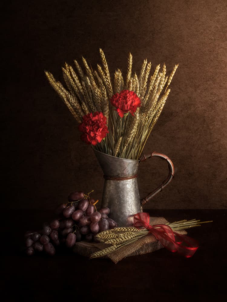 Rustic Harvest Still Life by Cristiano Giani — canvas wall art