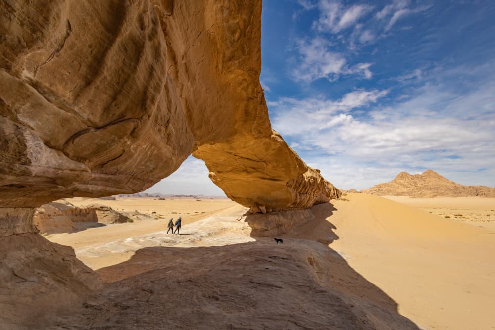 Desert Rock Archway by Guy Wilson — canvas wall art