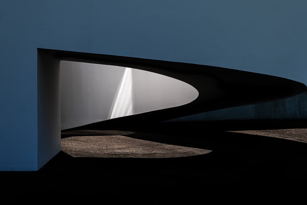Minimalist Urban Curve by Rolf Endermann — canvas wall art