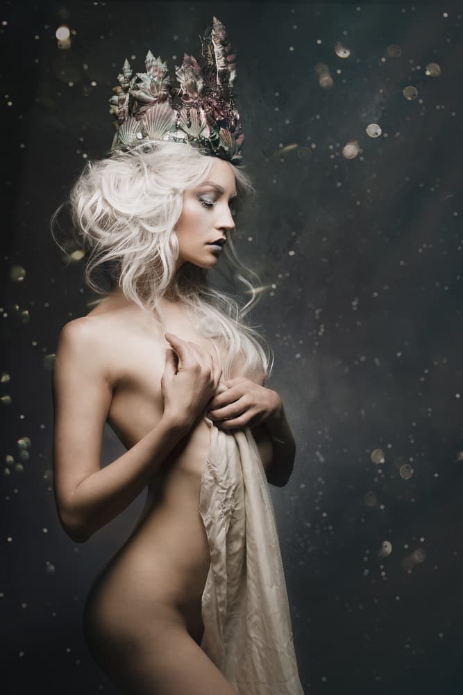 Ethereal Crowned Queen by Siegart — canvas wall art