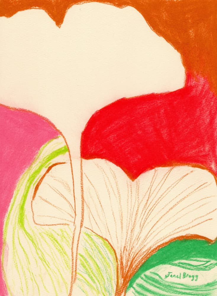 Ginkgo Leaves Abstract