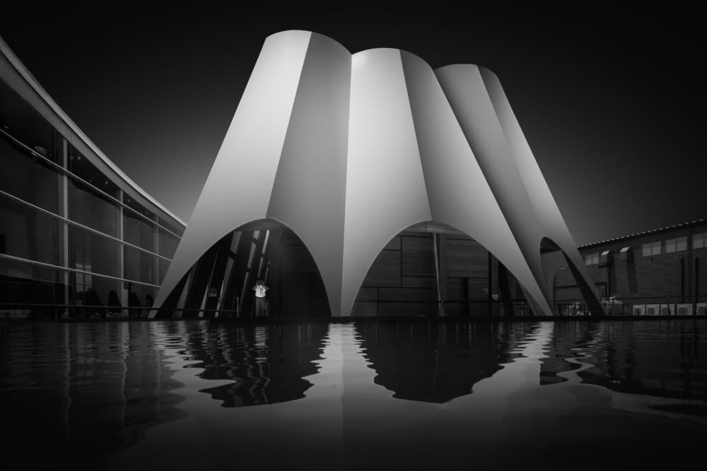 Reflected Modern Arches by Shuchuan Liu — canvas wall art