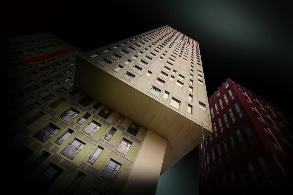 Dramatic City Architecture by Jörg Vollrath — canvas wall art