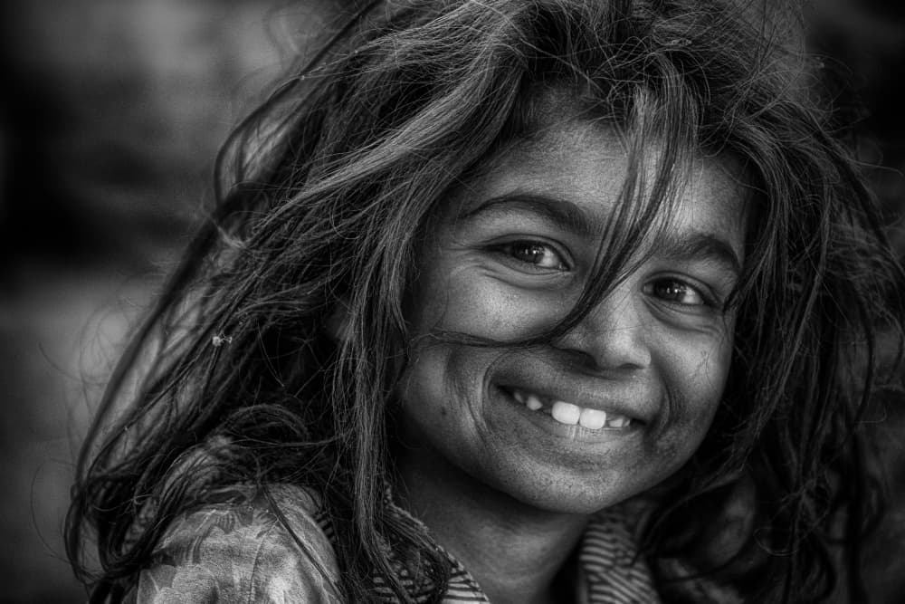 Joyful Child Portrait by Sergio Pandolfini — canvas wall art