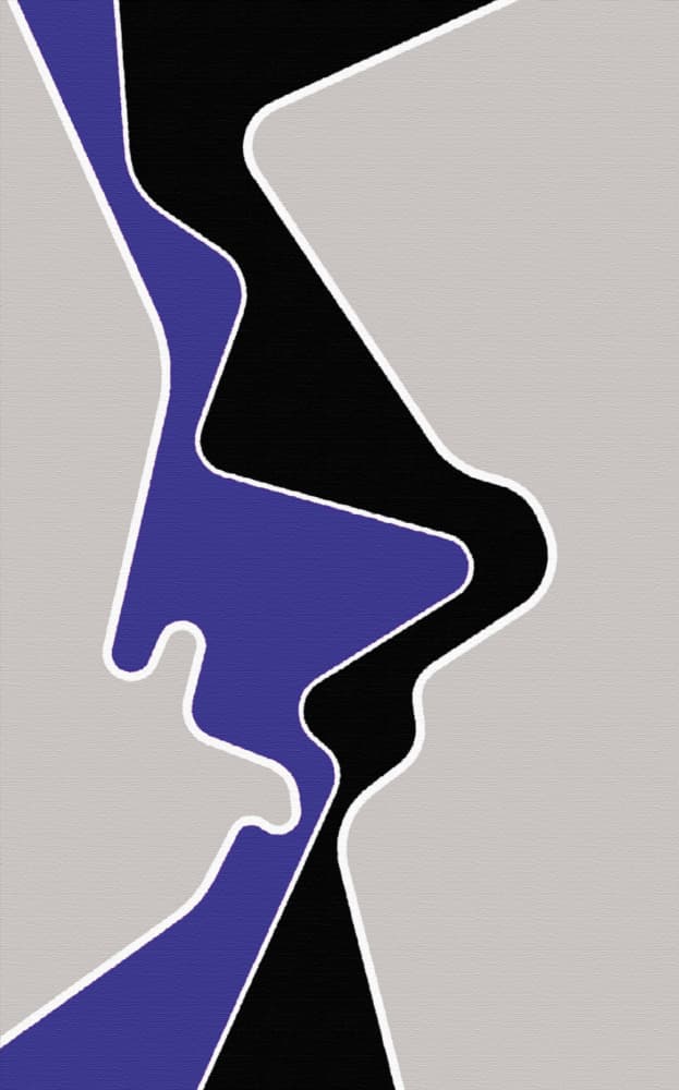Abstract Profiles by Rafa Mateo — canvas wall art