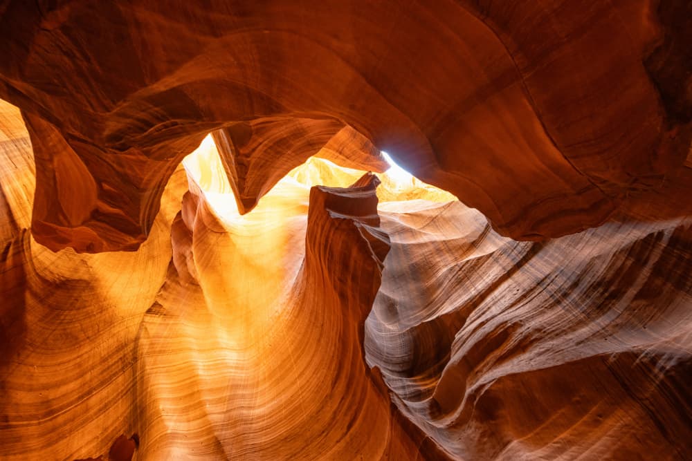 Golden Slot Canyon by Chuanxu Ren — canvas wall art