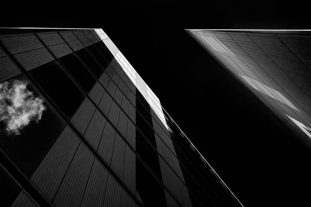 Modern City Reflections by Chris Hamilton — canvas wall art