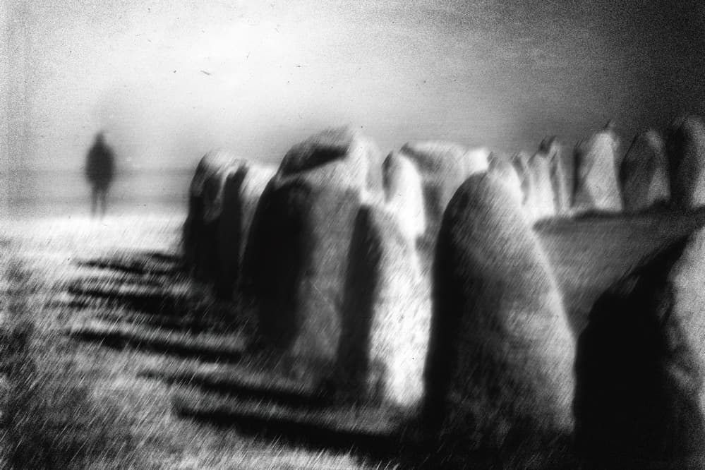 Mysterious Stone Circle Landscape by Gustav Davidsson — canvas wall art