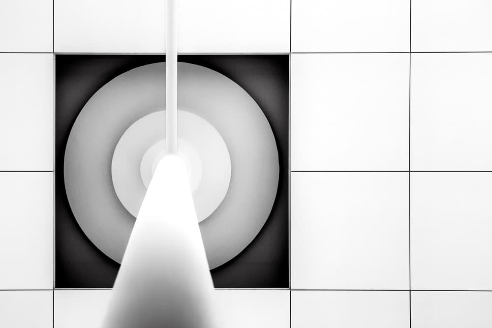 Abstract Minimalist Ceiling Light by Anders Samuelsson — canvas wall art