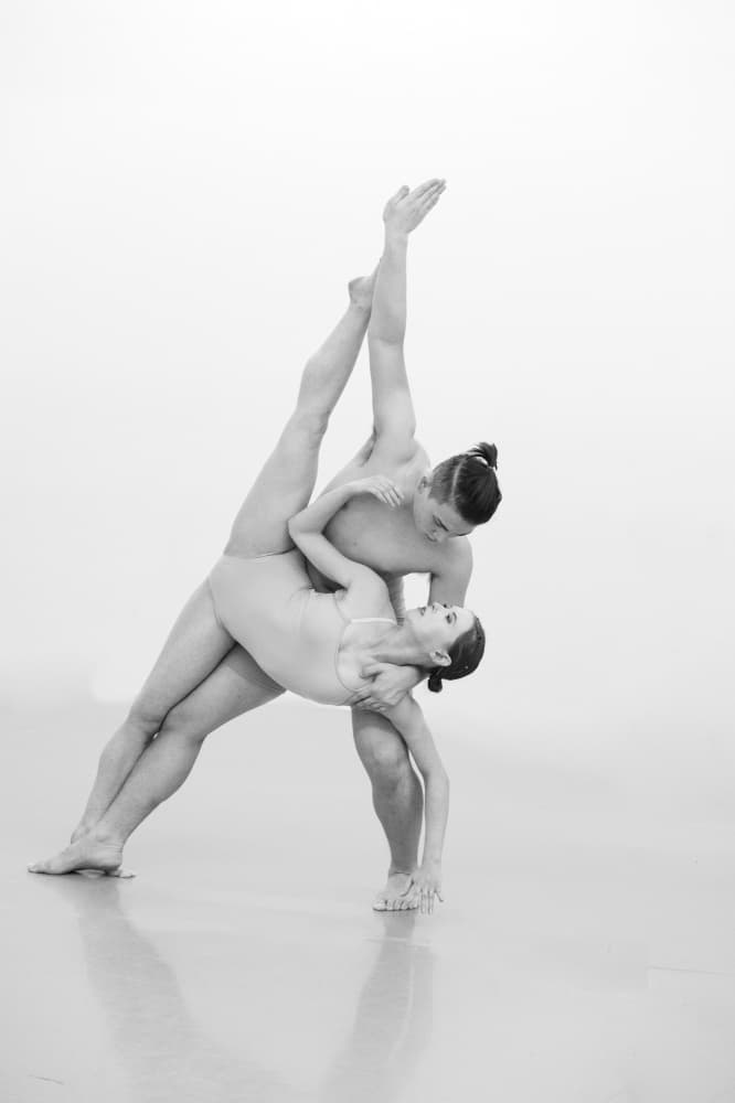 Graceful Dance Couple by Anna Wan — canvas wall art