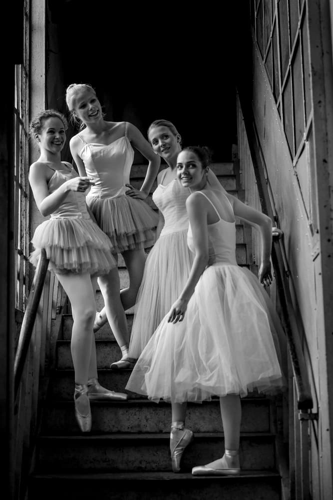 Joyful Ballet Friends by Peter Müller Photography — canvas wall art