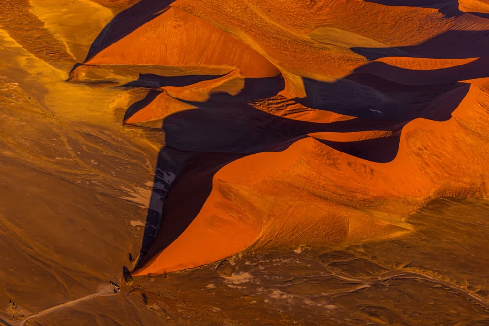 Golden Desert Dunes by Siyu_Wei APA — canvas wall art