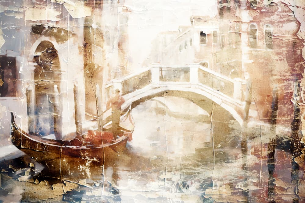 Venice Canal Gondola Ride by Rafal Kulik — canvas wall art