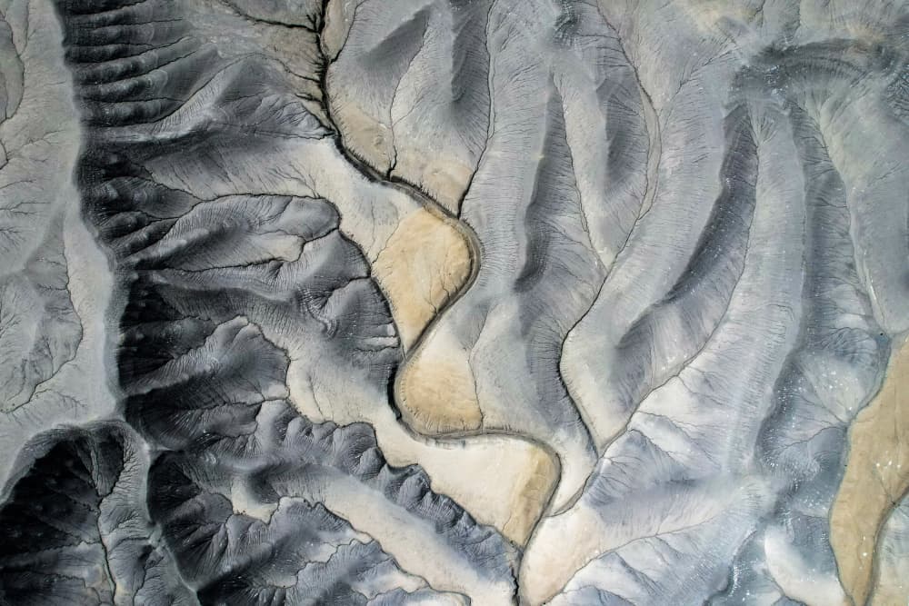 Eroded Earth Patterns by Rui Wang — canvas wall art
