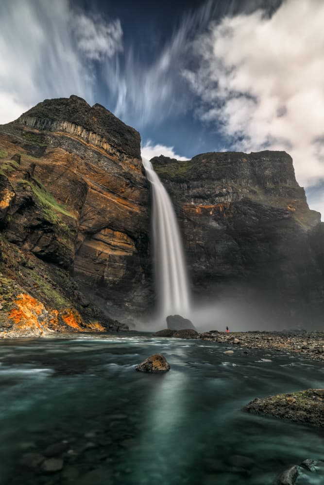 Long Exposure Waterfall by Jacek Swiercz — canvas wall art