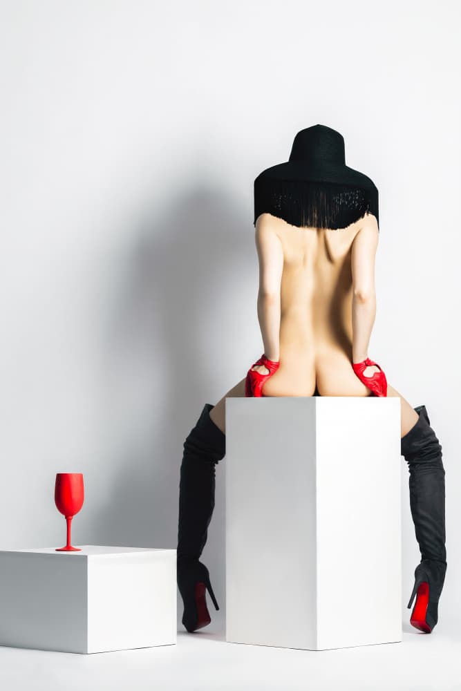 Mysterious Black Hat by Ruslan Bolgov — canvas wall art