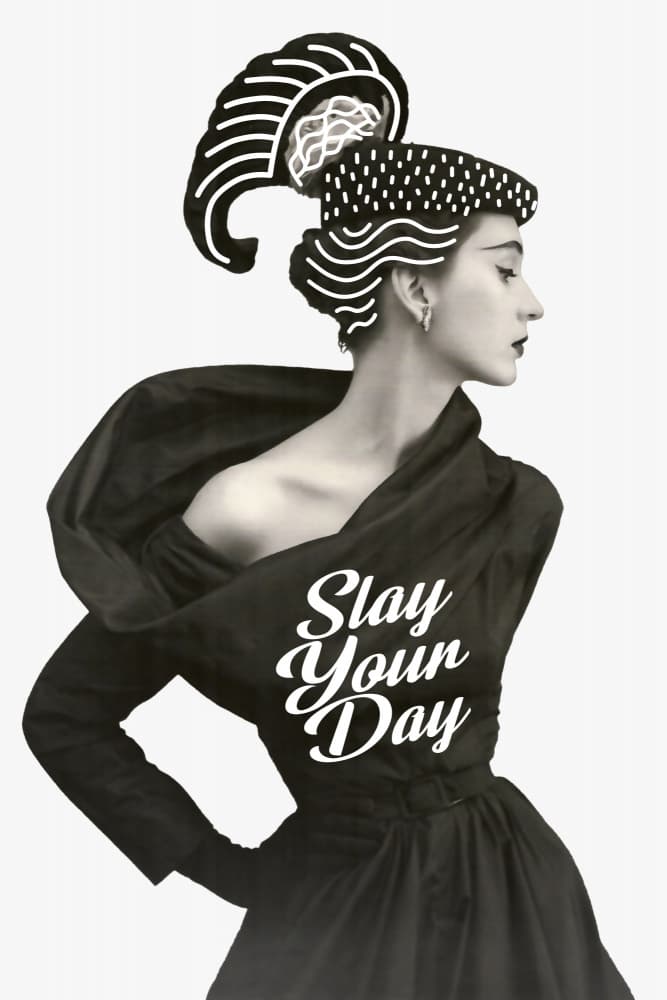 Slay Your Day Fashion by amini54 — canvas wall art