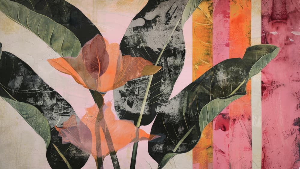 Tropical Elegance by Treechild — canvas wall art
