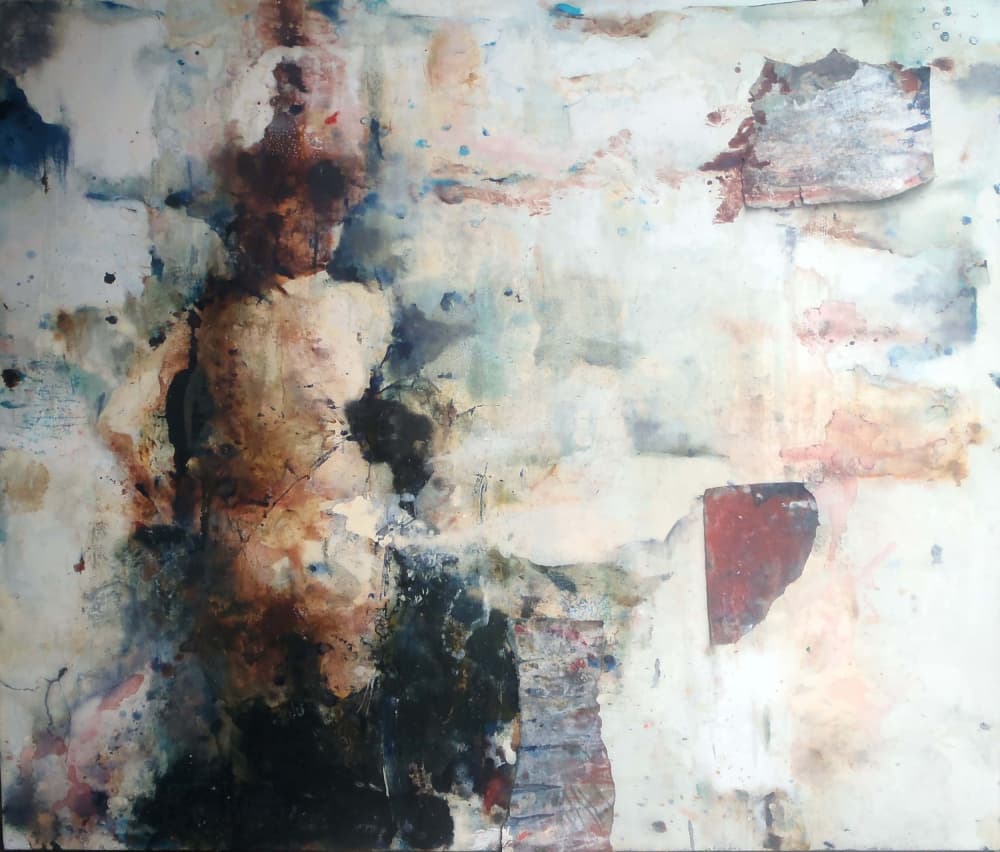 Moody Abstract Figure by Małgorzata Majerczyk — canvas wall art