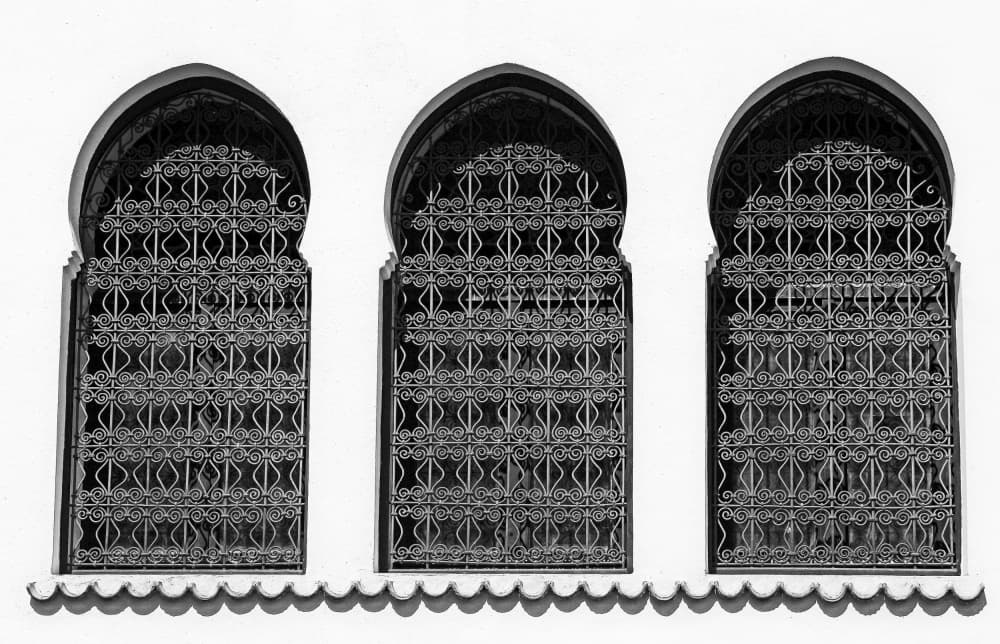 Moorish Window Grilles by Anna Cseresnjes — canvas wall art