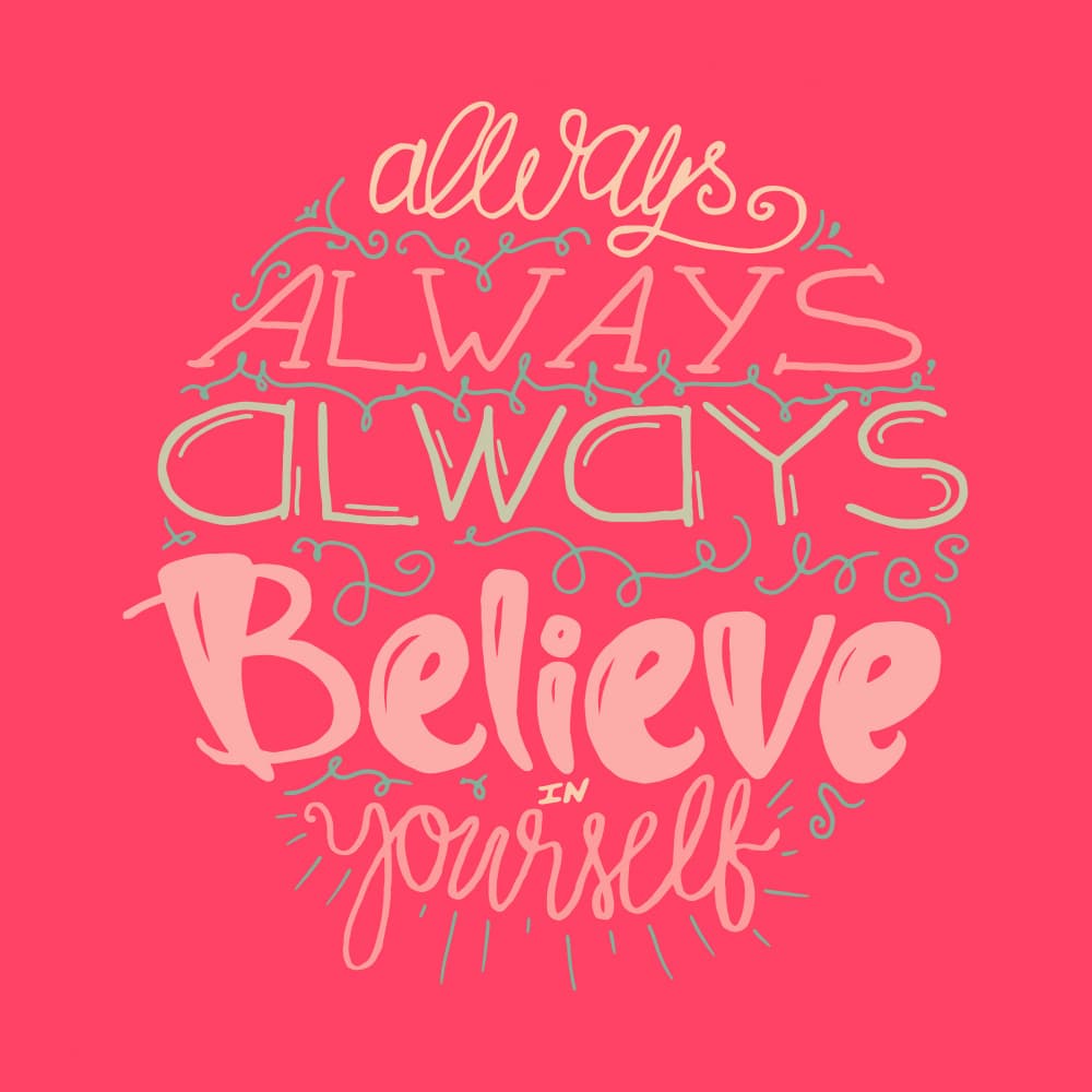 Always Believe In Yourself by Marika Barsrsind — canvas wall art