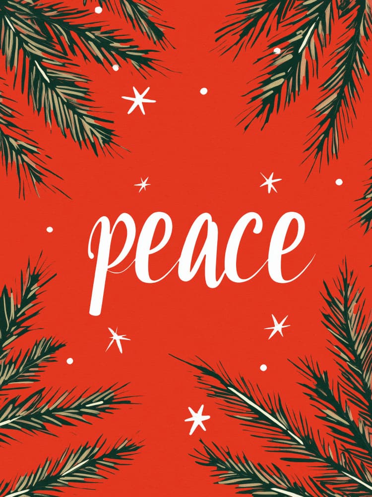 Festive Serenity by Treechild — canvas wall art
