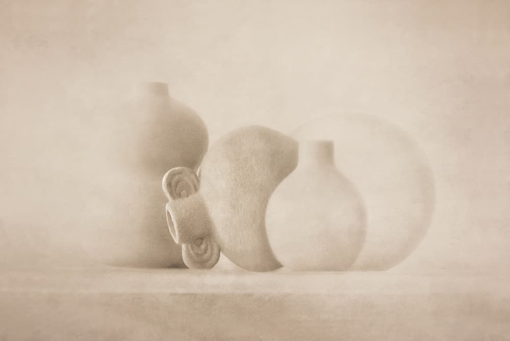 Serene Neutral Forms by Elena Arjona — canvas wall art