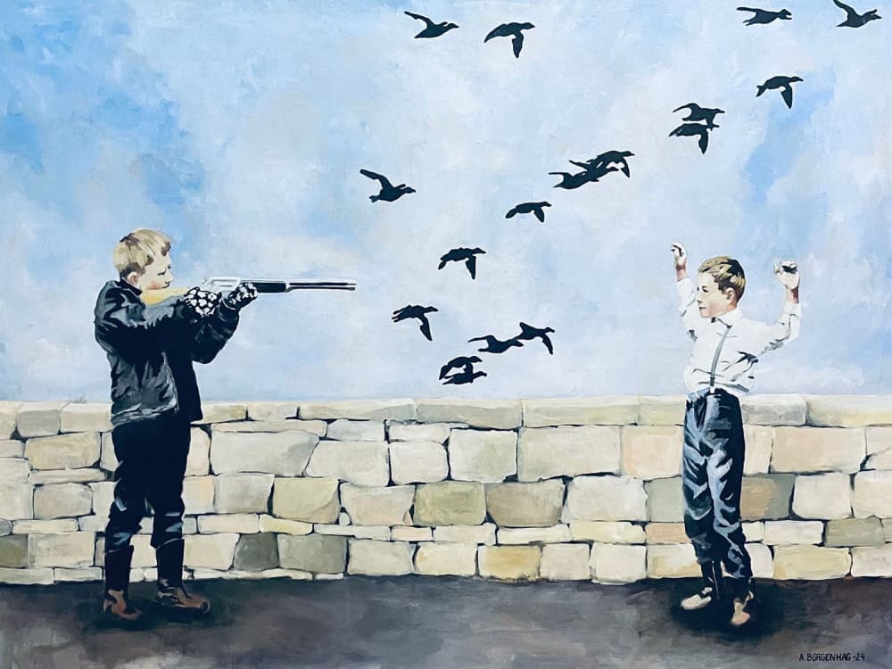 Youthful Confrontation by Borgenhag Holmqvist — canvas wall art