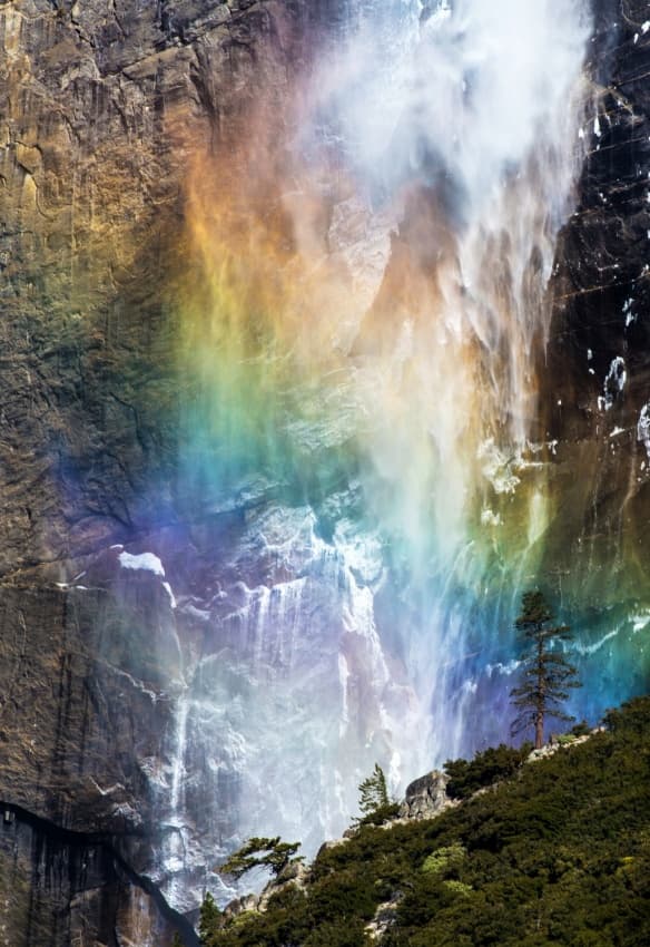 Rainbow Waterfall by Naphat Chantaravisoot — canvas wall art