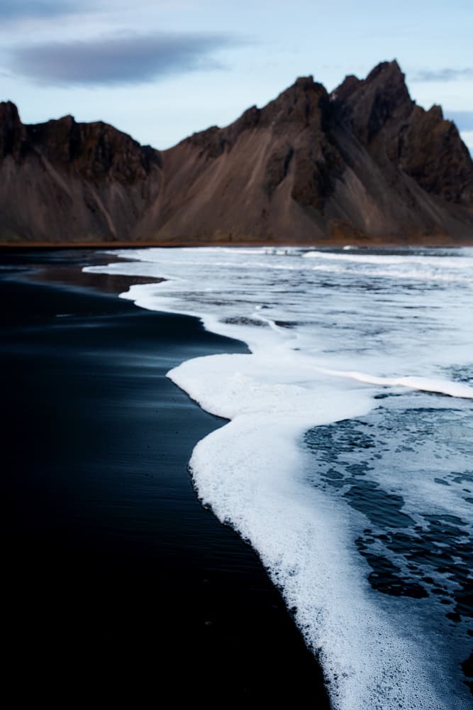 Dramatic Black Sands by David Vázquez L. — canvas wall art