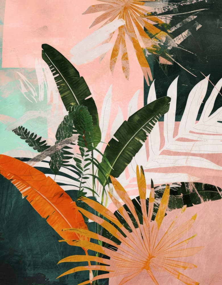 Tropical Dreams by Treechild — canvas wall art