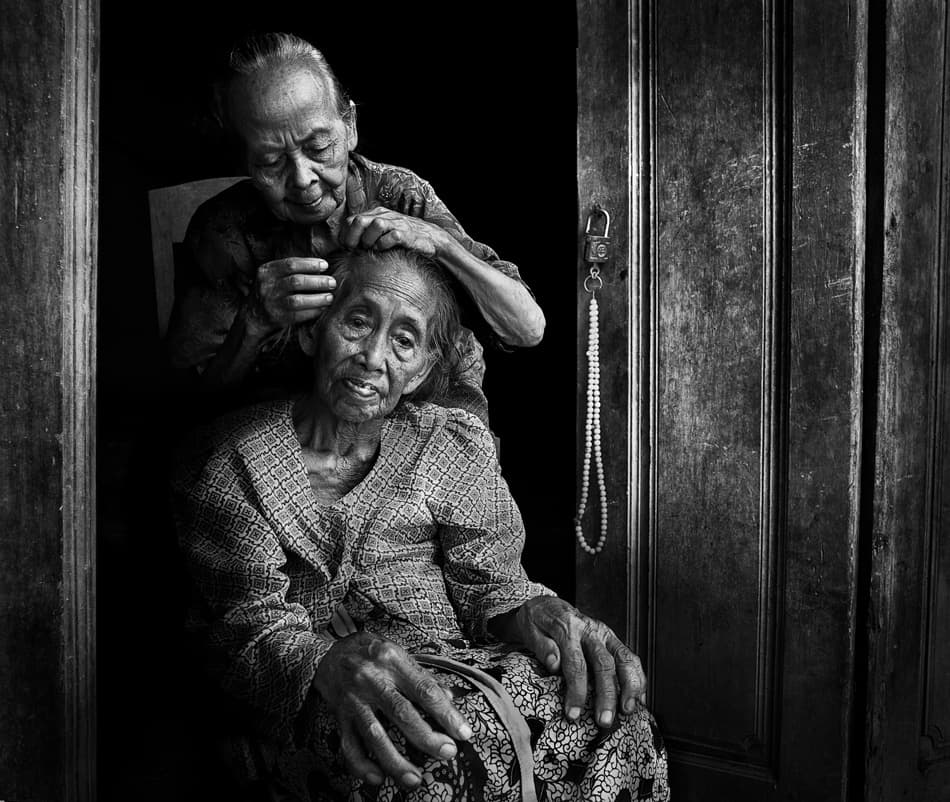 Caring Hands by Sebastian Kisworo — canvas wall art