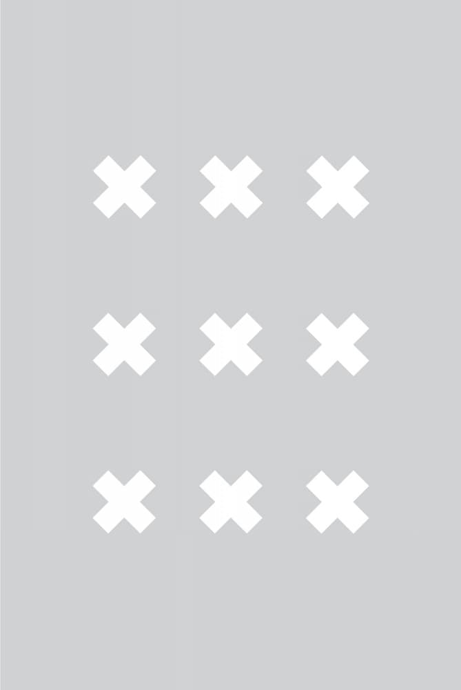 Abstract X Grid by Oju Design — canvas wall art
