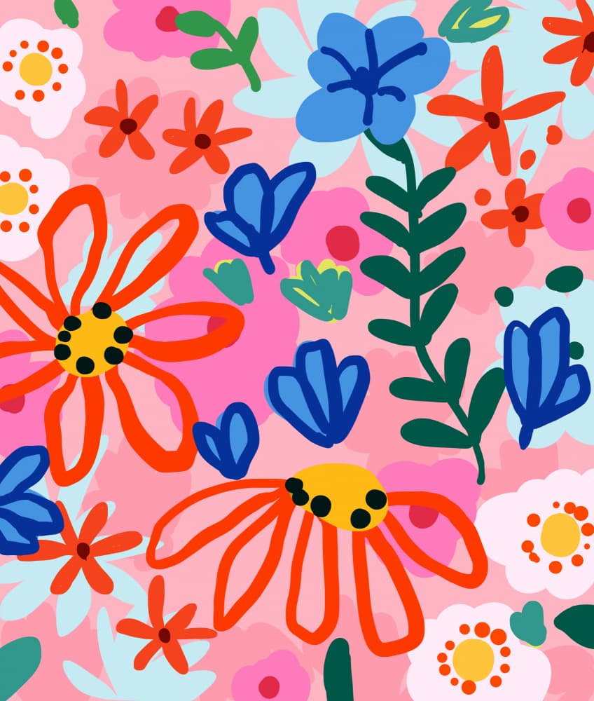 Happy Floral Pattern
