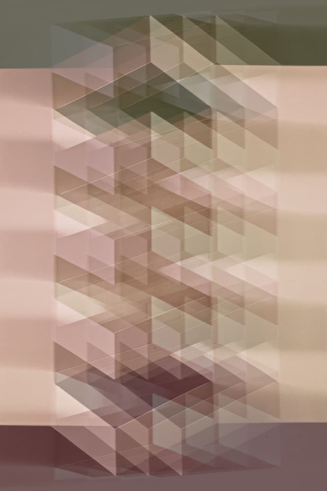 Layered Geometric Cubes by Raffaele Corte — canvas wall art