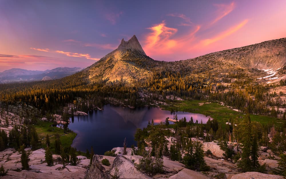 Dramatic Mountain Sunset by Andy Wu — canvas wall art