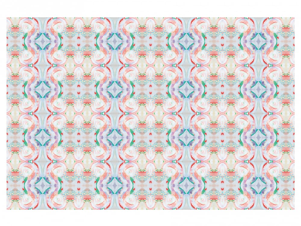 Watercolor Ogee Garden by Breanna Megan Studio — canvas wall art