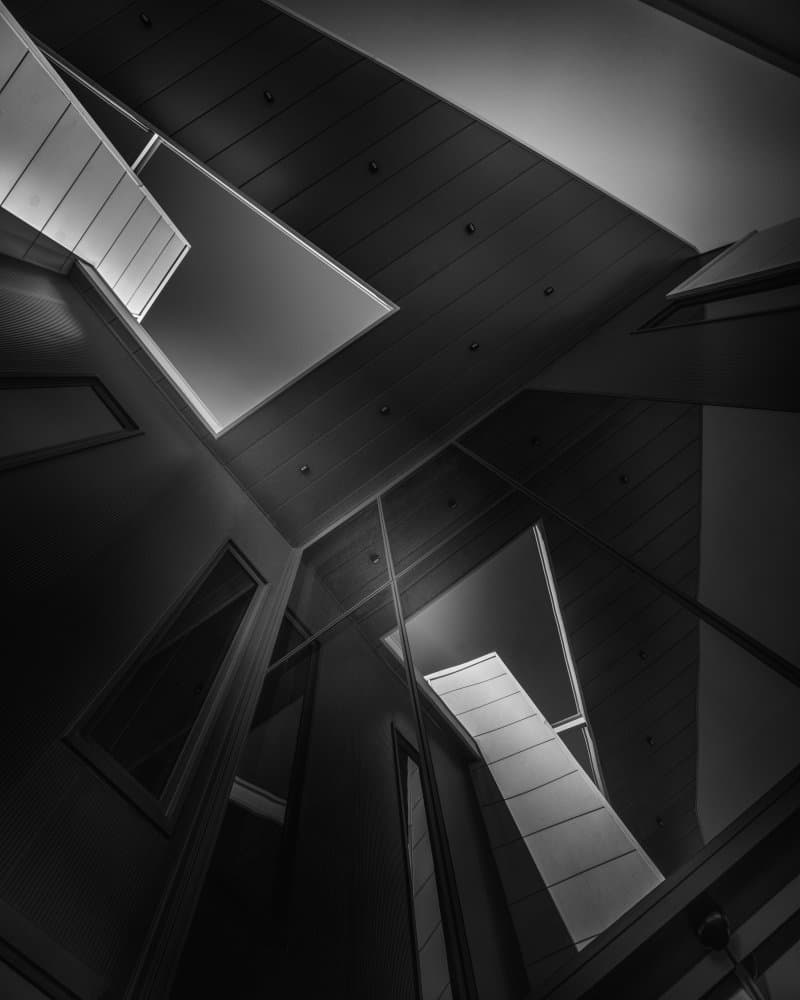 Modern Geometric Perspective by Olavo Azevedo — canvas wall art