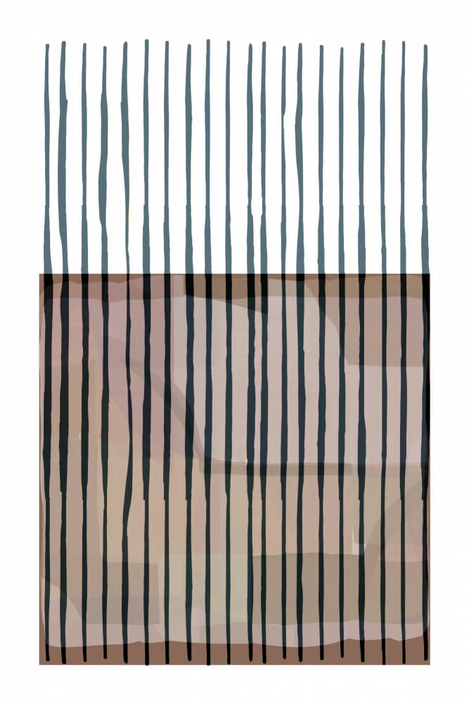 Minimalist Striped Earth Tones by cartissi — canvas wall art